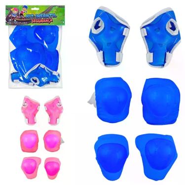 Imagem de Aventuras Seguras Kit Infantil para Skate e Patins Protetores - Art, R
