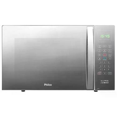 Imagem de Micro-ondas 42L Philco Jumbo Tira Odor 1560W 220V PMO42EB, Branco, 220
