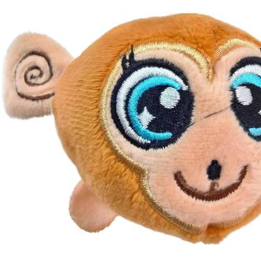 Imagem de Brinquedo Pelúcia Squish Mania Animais Macio Aperte - Toyng, Macaco ma