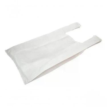 Imagem de Sacolas Plasticas Branca Reciclada Reforçada 60x80 5 kg para Embalagens Resistentes Branco Higipack
