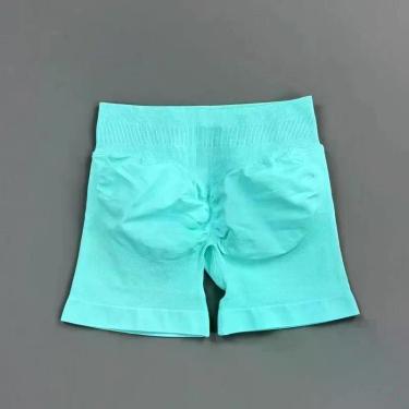 Imagem de Shorts Esportivos Femininos De Cintura Alta, Elásticos, Respiráveis, S