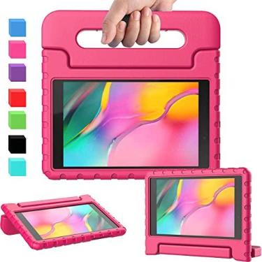 Imagem de Capa Infantil Maleta Compatível Para Samsung Galaxy Tab A9 8.7'' SM-X110/X115/X117(2023) ROSA,Anti impacto, EVA, Emborrachada, Leve (NOTA: Esse não é compatível com A9+ 11'' X210/ X216/ X218 (2023))