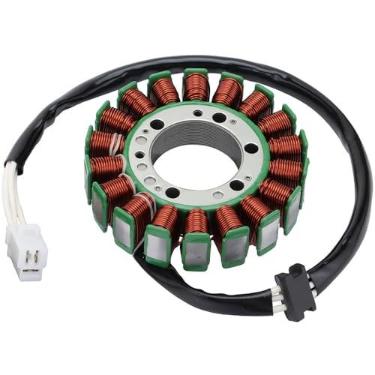 Imagem de AUHOAZ 1Pcs 18Bobinas Bobina Estator De Ignição Magneto Motocicleta Stator Acessórios Bobina Para Kawasaki Versys 650 2007-2012