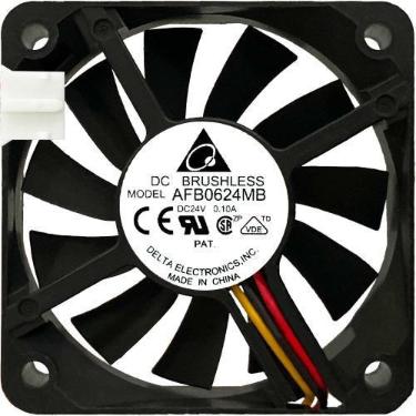 Imagem de Miniventilador AFB0624MB 24V 2.40W 0.10A 3L 3P 60X60X15 C2 - Delta
