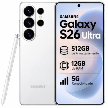 Imagem de Smartphone Celular Samsung Galaxy S26 Ultra 5G 512GB, 12GB RAM, Tela A