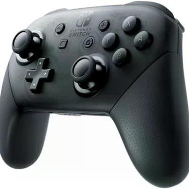Imagem de Controle Switch Pro Sem Fio Nintendo Cinza.