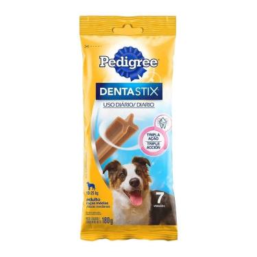 Imagem de Ração para Cães Pedigree Dentastix Raças Medias 7 Sticks 180g - Champ