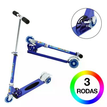 Imagem de Patinete Pixar Toy Story Infantil Meninos de Três Rodas Azul - DM Radi