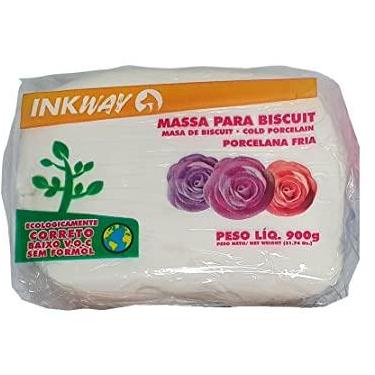 Imagem de Massa De Porcelana Fria Biscuit 900G Branco 106336