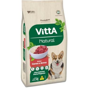 Imagem de Ração para Adultos Premier Pet Vitta Natural, Raças Pequenas, 15kg | Sabor Carne