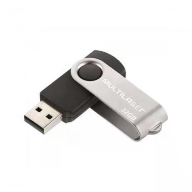 Imagem de Pen Drive Twist PD589 32GB para Armazenamento de Arquivos com Leitura 10MB-S e Gravação 3MB-S Preto Multilaser