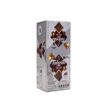 Imagem de Mini Tablete de Chocolate Talento Avelã Diet 25g c/15 - Garoto