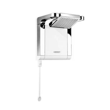 Imagem de Ducha Acqua Star Eletrônica 7800W para Banho Relaxante Branco com Cromado Lorenzetti 220V