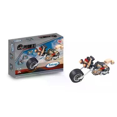 Imagem de Moto de Brinquedo Blocos de Montar Speed Moto 3x1 142 Peças - 1195.4 X