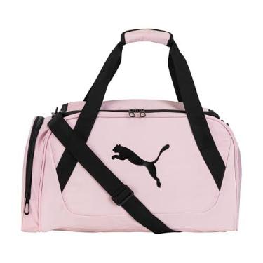 Imagem de PUMA Bolsa esportiva feminina Flora, Rosa malva/preto, Bolsa esportiva Flora
