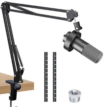 Imagem de SUNMON Braço De Lança Fifine K688, Braço De Lança De Suporte De Microfone Compatível Com Fifine K688, Braço De Lança De Microfone Fifine Com Clipe Adaptador De Parafuso De 3/8 "A 5/8", Suporte De Micr
