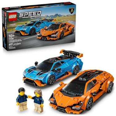 Imagem de LEGO Speed Champions Lamborghini Revuelto e Huracán STO 77238 (607 Peças)