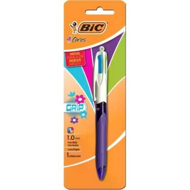 Imagem de Caneta Esferografica BIC 4 Cores GRIP Fashion