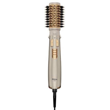 Imagem de Philco Escova Rotativa 5 em 1 Bivolt 1300W PER03 Cerâmica Cinza com Dourado