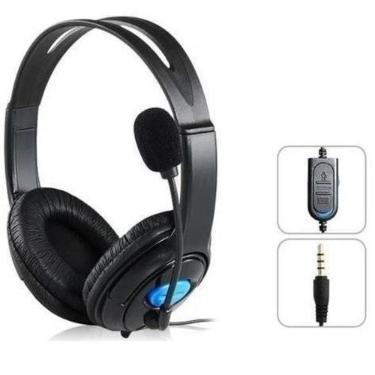 Imagem de Fone de ouvido com microfone para controle de Ps 4 Compatível - GAMME