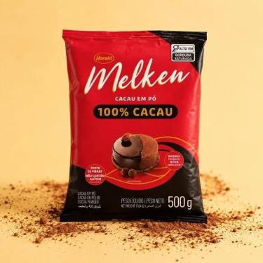 Imagem de Cacau em Pó Melken 100% - 500grs Harald - Melken Harald
