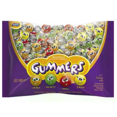 Imagem de Chiclete Gummers Sortido C/ 100 unid 300g