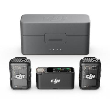 Imagem de Microfone DJI Mic 2 (2 TX Microfone + 1 RX Receptor + 1 Case de carregamento) BR - DJI116