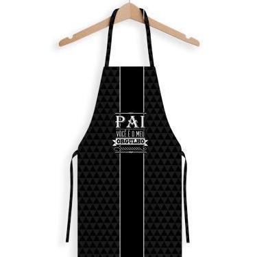 Imagem de Avental Churrasqueiro Cozinha Presente Para Dia Dos Pais - Sude, Preto