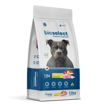 Imagem de Ração Seca Bioselect Power Force Adulto Grande Frango Whey 15kg