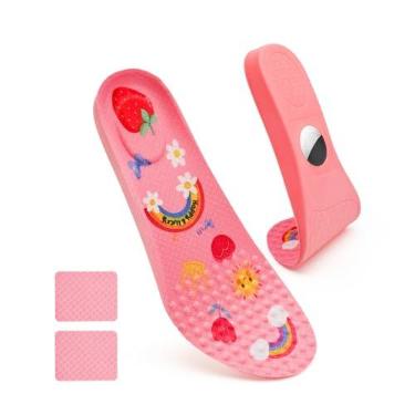 Imagem de Palmilha de sapato para Airtag, inserção de sapato para crianças e adultos, palmilhas para suporte oculto AirTag, suporte de calçado confortável, rosa