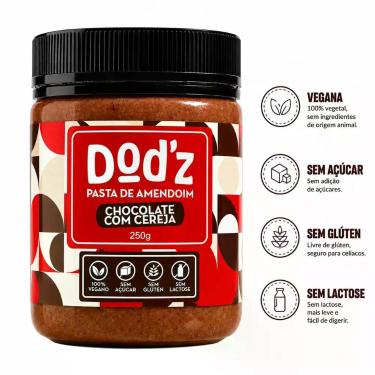 Imagem de Dod'z! Pasta de Amendoim Choco 50% e Cereja  250g
