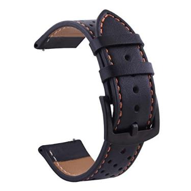 Imagem de DFAMIN Couro genuíno 20 22mm pulseiras para Huawei Watch GT2 GT 2 42 46mm relógio de pulseira de substituição inteligente 3 Pro Honor Magic 2 (Cor: Cor E, Tamanho: Huawei GT2 42mm)