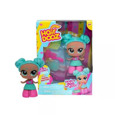 Imagem de Brinquedo Infantil Hair Dooz Mini Boneca Colecionável Crystal 11cm 3+ 