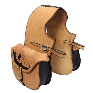 Imagem de Alforge de Couro Mangalarga Natural - SV54001