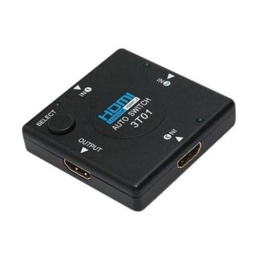 Imagem de Switch Hdmi Divisor Hub com 3 Portas Hdmi Full HD 1080p - Exbom