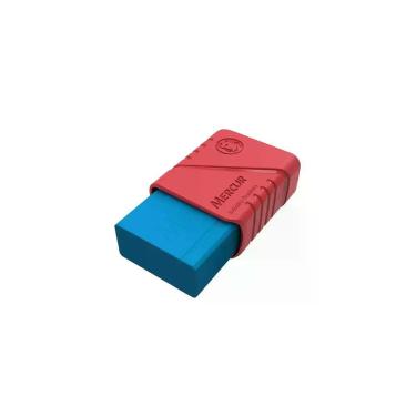 Imagem de Borracha Mercur TR Color Mix com Capa Protetora para Uso Escolar e Profissional Unidade Azul