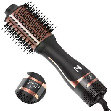 Imagem de Escova Secadora de Cabelo Nicebay Oval Cerâmica com Íons Negativos