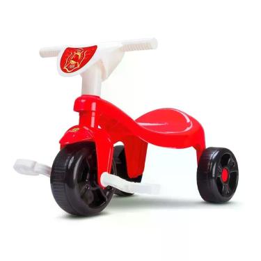 Imagem de Triciclo Motoca Bombeiro Com Som E Haste Tchuco Samba Toys