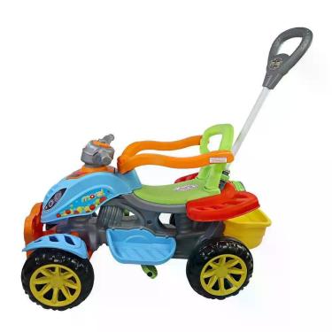 Imagem de Quadriciclo Infantil Colorido com Funções de Passeio e Pedal Rodas Ant