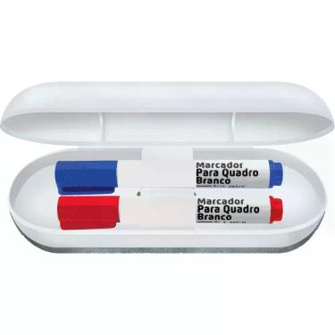 Imagem de Apagador Quadro Branco com Estojo Branco - Carbrink