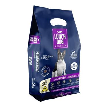 Imagem de Ração Lunch Dog Premium Cães Adultos Raças Pequenas 5kg
