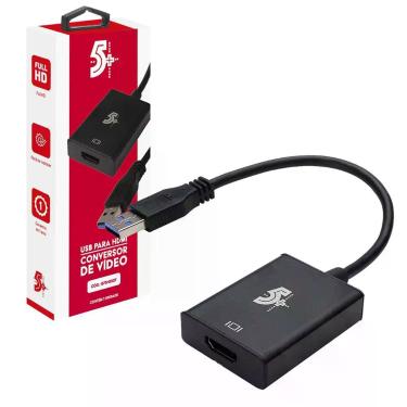Imagem de Conversor Adaptador 2 Tela Hdmi Usb 3 Full Hd Windows e Mac - PIX