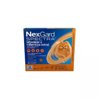 Imagem de Nexgard Spectra PP Antipulgas Cães 2Kg a 3,5Kg 3 Comprimido - Boehring