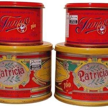 Imagem de Manteiga mineira com sal, Patricia 2 Latas 500g e Turvo 2 Latas 200g