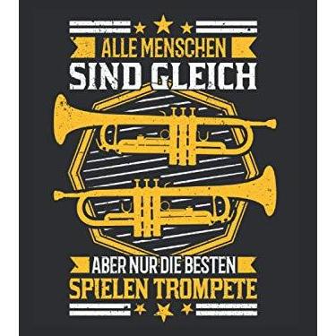 Imagem de Trompeten Notizbuch: Trompete Trompetist Trompetenspieler Geschenk / 6x9 Zoll / 120 linierte Seiten