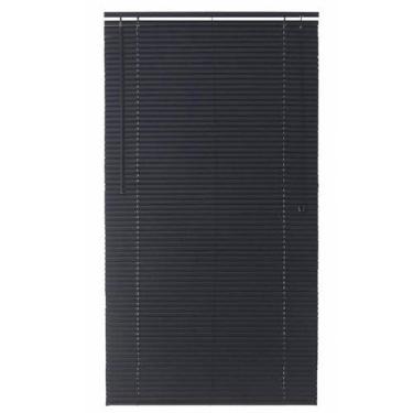 Imagem de Persiana Horizontal PVC 25MM 1,60Larg X 1,60Alt Preta