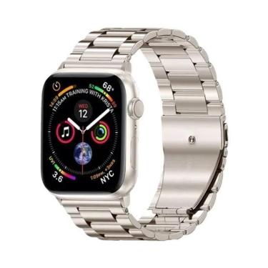 Imagem de Pulseira De Aço Inoxidável Para Apple Watch 45mm 49mm 41mm 40mm 44mm 4
