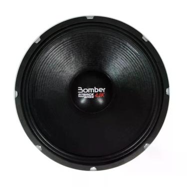 Imagem de Woofer Bomber Atrack Bass 4K 18 Polegadas 2000WRms 4 Ohms, Branco, Bom