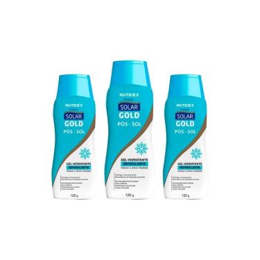 Imagem de Kit 3un Pós Sol Gel Hidratante e Refrescante 120g Solar Gold - Nutriex