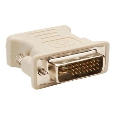 Imagem de Adaptador Conversor DVI-I para VGA - Dual Link - 24+5 Pinos (DVI-I M X VGA F)